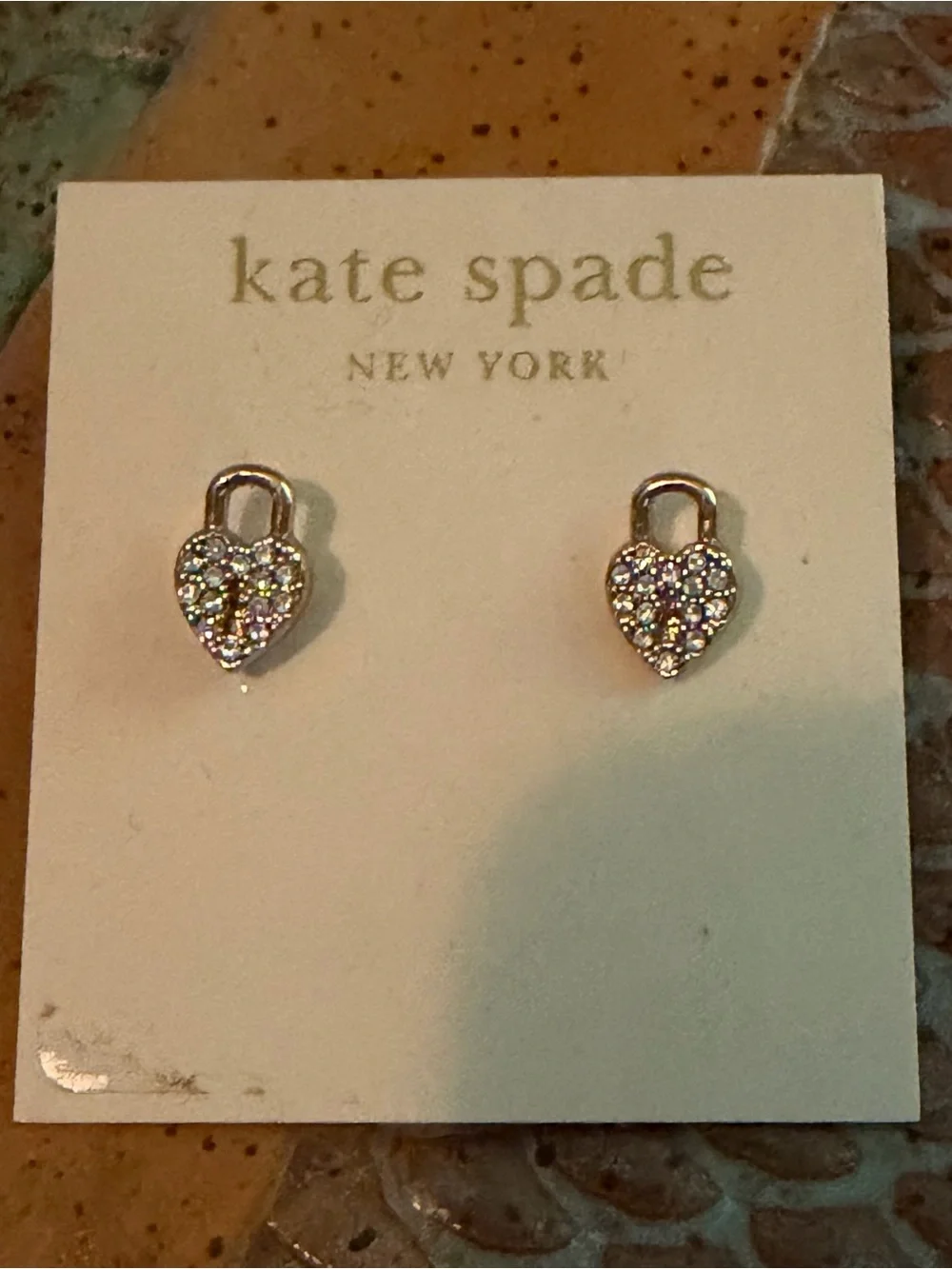 kate spade Dear Valentine Stud Earrings